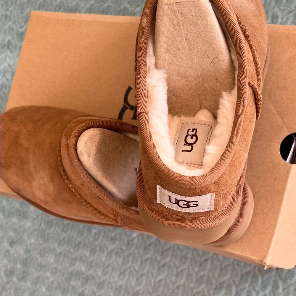 UGG Tan Suede Women's Shoes - Picture 4 of 11
